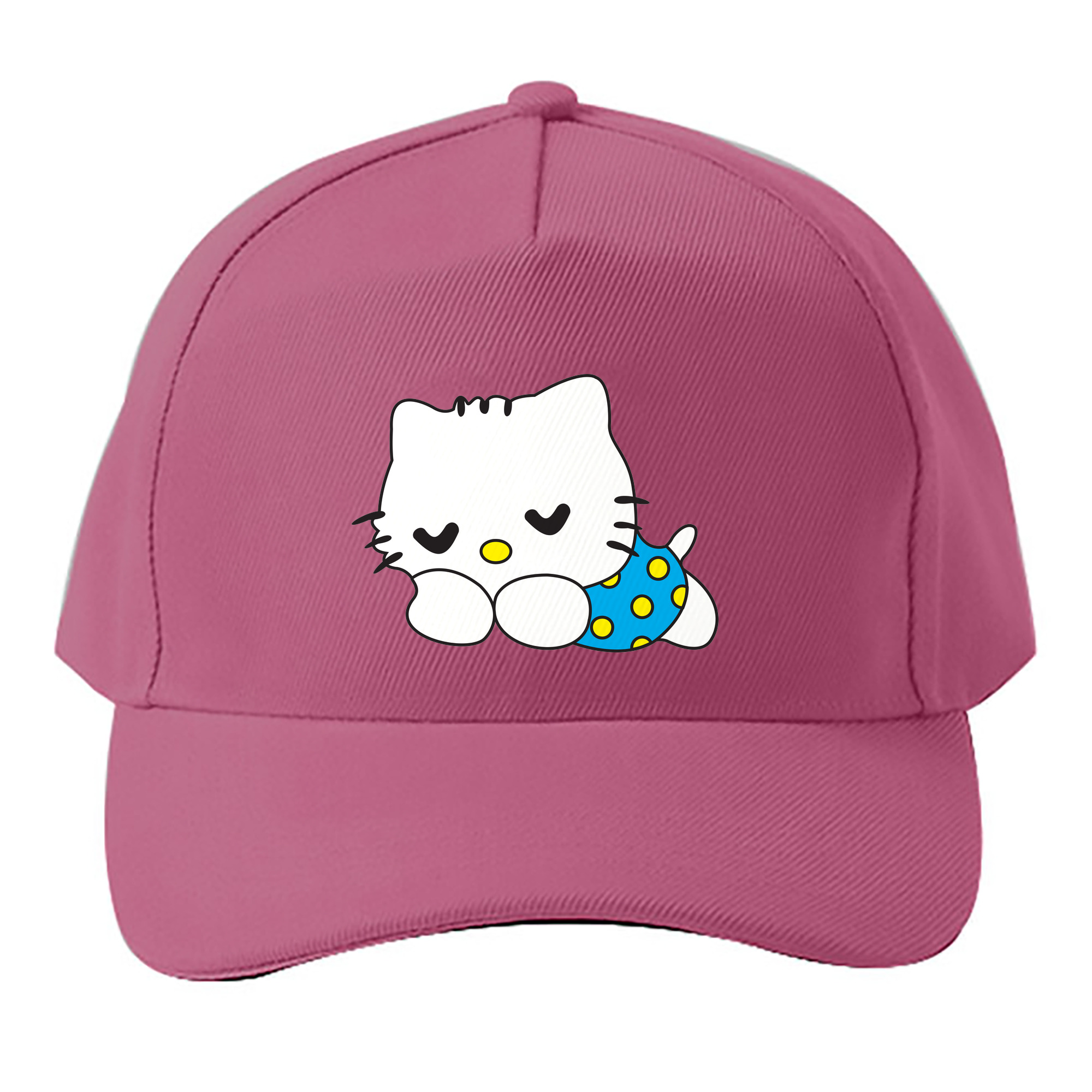 （画像用） Hello Kitty ハローキティ ベースボールキャップ 綿100％ 男女兼用 帽子 スポーツ